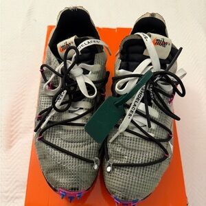 Nike Gray and Black Track Spikes with Pink Accents